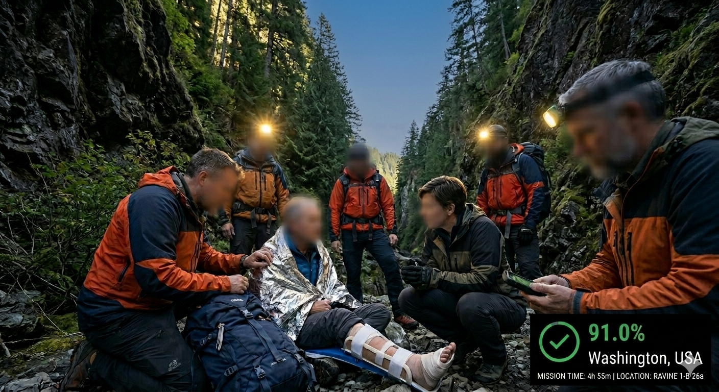 Hiker Located and Rescued